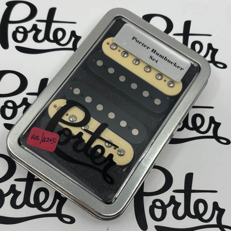 Porter Standard Classic/Smooth +5% Humbucker Pickup Set - Zebra image 1