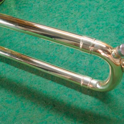 Moz Slide Trumpet with Case and Mouthpiece - Demo Model image 5