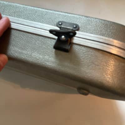1980's Charvel Jackson Model Series Grey Chainsaw Bass Guitar Case image 16