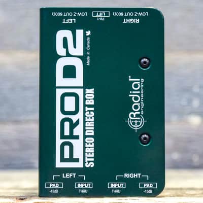 Radial Engineering PROD2 Dual Channel (Stereo) Instrument Passive Direct Box image 1