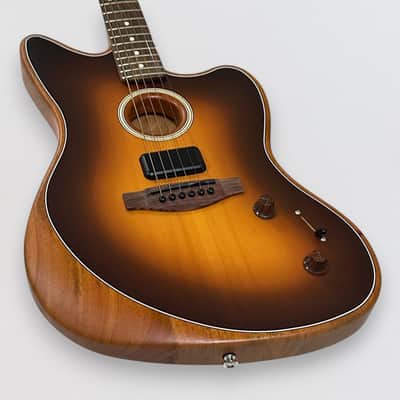 Fender Acoustasonic Player Jazzmaster Acoustic-Electric Guitar - 2-Color Sunburst image 5