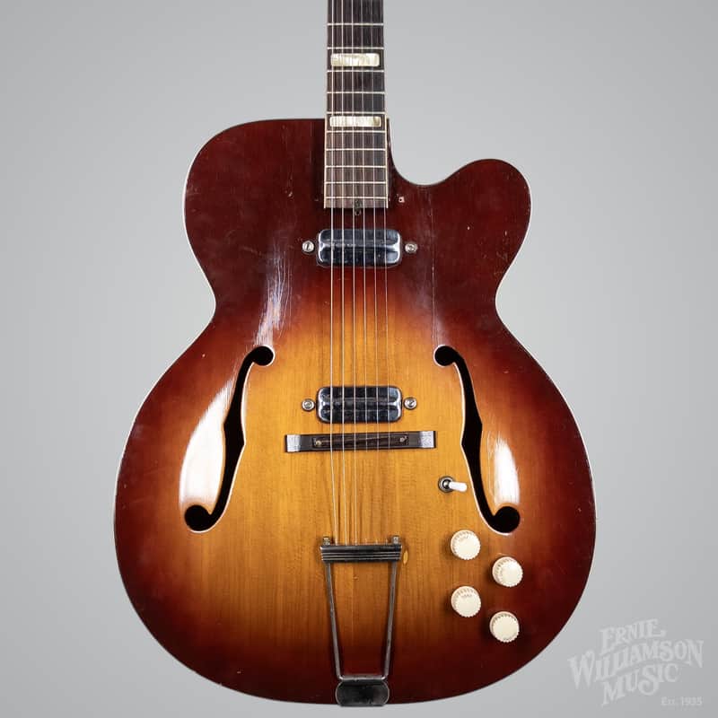 Silvertone 1425 Hollowbody - Sunburst 1960s -USED image 1