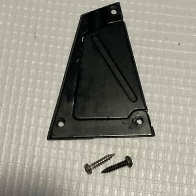 2010's Ibanez RG & S Series Guitar Black Factory Truss Rod Access Cover 1 Ply image 1