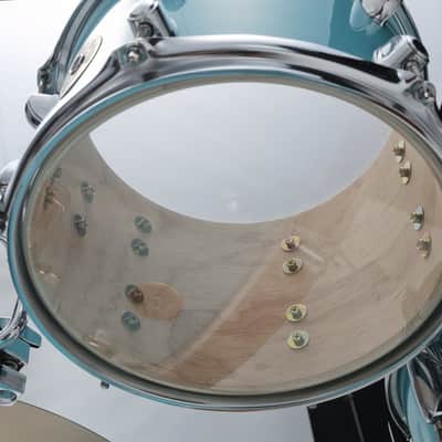 Tama LJK48S-AQB Club-Jam Shell Kit 4 pcs - Aqua Blue/Chrome HW image 9