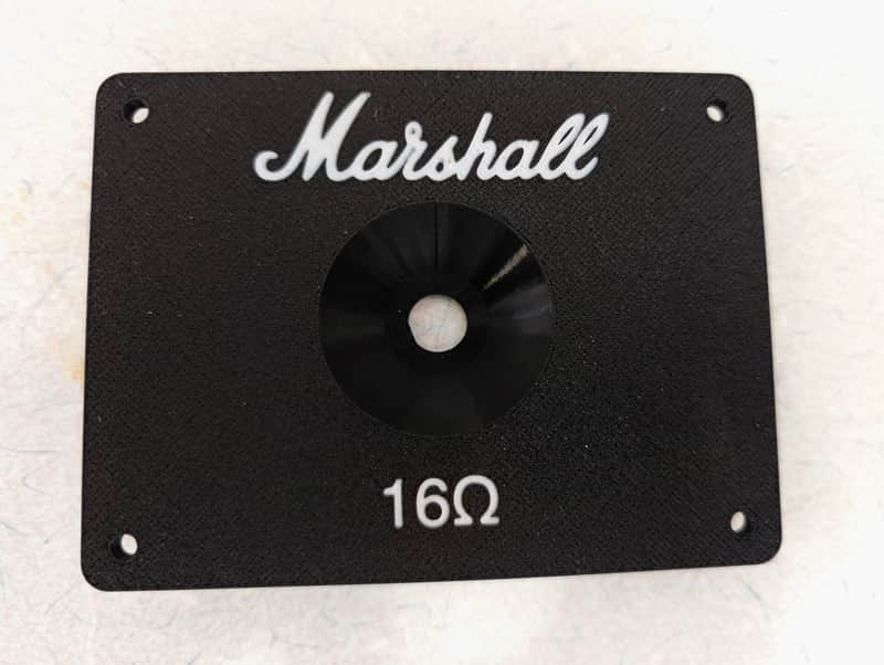 Single jack plate for Marshall cabinet image 1