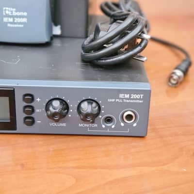 T.Bone the t.bone IEM 200T + IEM 200R In-Ear Monitor Set UHF/PLL 820-844MHz image 5