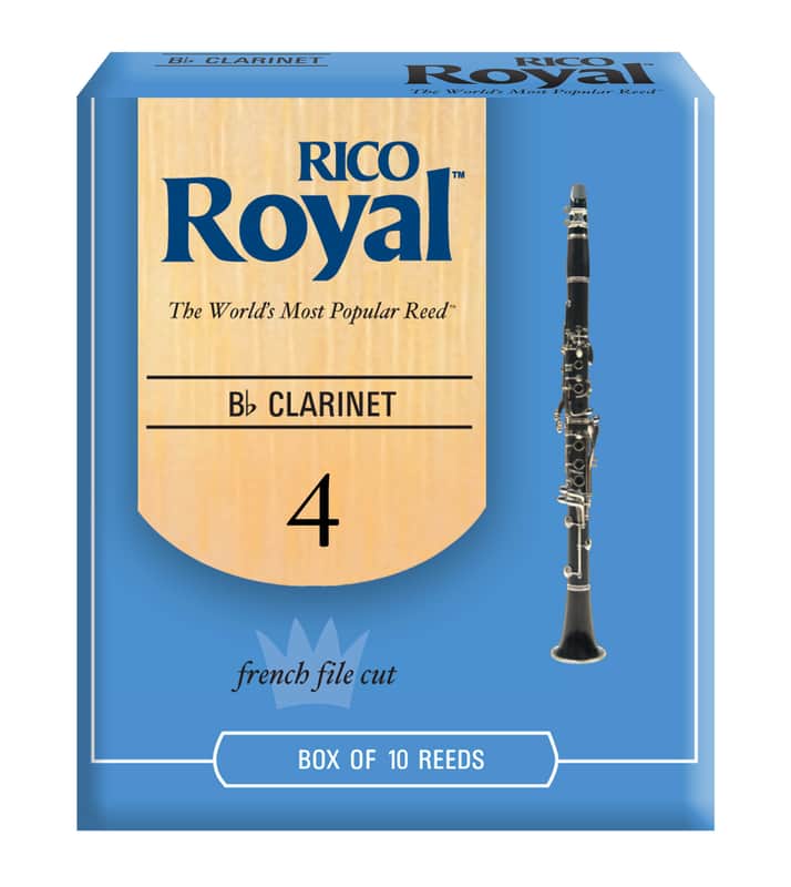 Clarinet 4 Rico Royal Box of 10 Reeds image 1