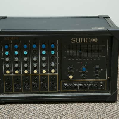 Sunn SX6350 350 Watt Powered Mixer Black | Reverb