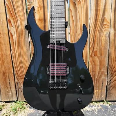 Schecter DIAMOND SERIES Sunset-7 Triad - Gloss Black 7-String Electric Guitar image 5