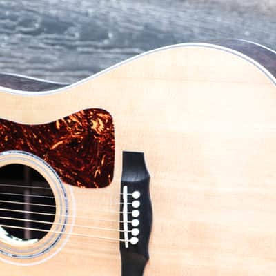 Guild D-55E Natural LR Baggs Anthem Dreadnought Acoustic Electric Guitar w/Case image 7