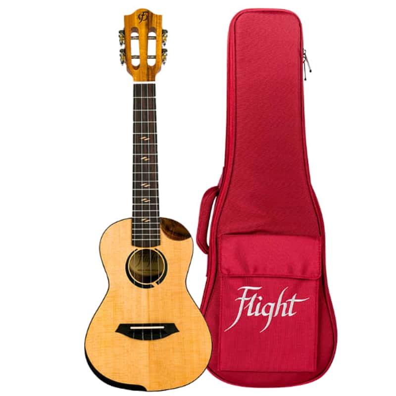 Flight Victoria EQ-A Tenor Ukulele New - Spruce image 1