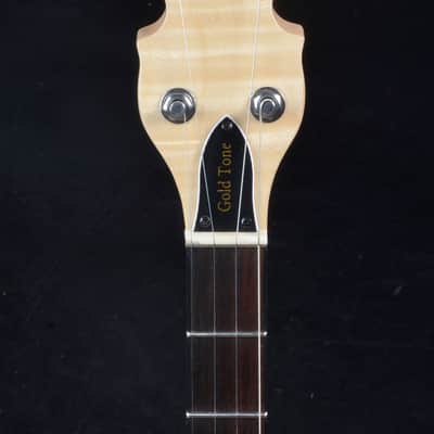 Gold Tone CC-100RL Left-Handed Cripple Creek 5-String Resonator Banjo - Natural image 5