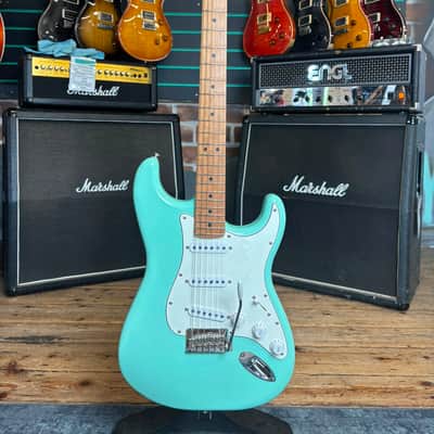 Fender Limited Edition Player Stratocaster Surf Green 2023 Electric Guitar image 1