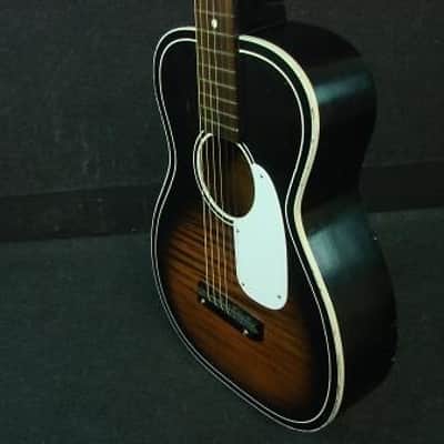 Vintage Silvertone H604 Parlor Acoustic Guitar Sunburst | Reverb