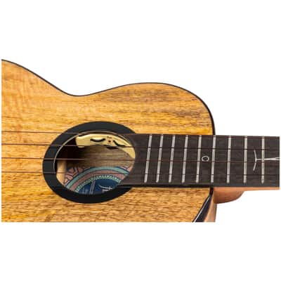 Flight SONGBIRD MANGO EQ-A Royal Series Solid Mango Top Mahogany Neck 4-String Tenor Acoustic-Electric Ukulele w/Gig Bag, Pickup & Humidifier image 11