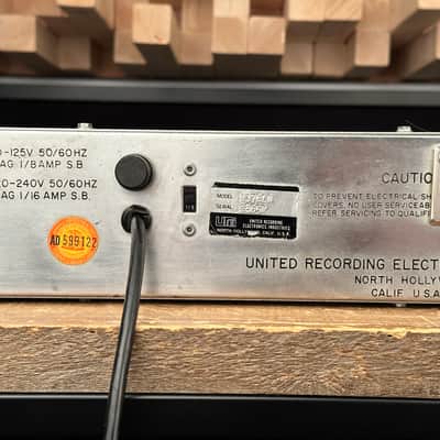 Urei Universal Audio 1176LN Rev. F Limiting Amplifier 1970s - Black Face 1176. image 10