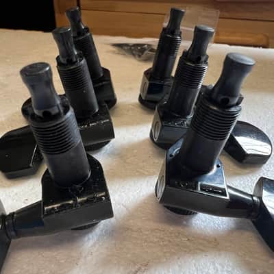 Martin 5 sets of new tuning Machines 2020 - Black image 11