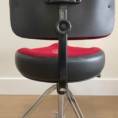 Roc N Soc Nitro Gas Drum Throne with Original Saddle and Backrest NR-O-R 2010 - Red image 4