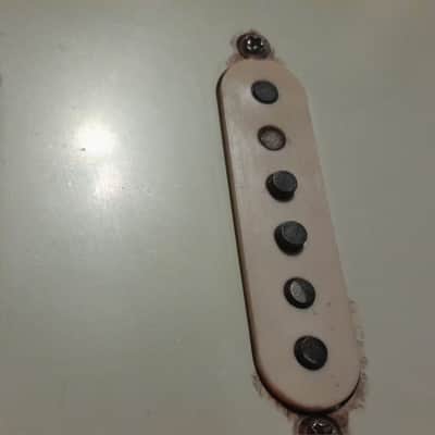 Pickup Fender Stratocaster 1963 Pre CBS  Black Bottom  Pickguard Complete Original "Mojo 63" image 13
