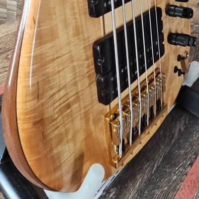 Fodera Anthony Jackson Custom 1990 - Natural image 7