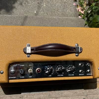 1955 ( Custom )Fender 5D3 Deluxe Transitional Vintage Tweed Amp Custom Build Modern Custom Build image 3