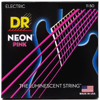 NPE-11 Hi Def Neon Pink Heavy 11-50 DR Strings image 2
