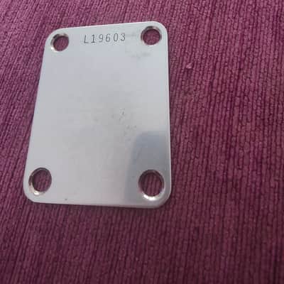 Fender 1963 original real vintage neck plate=Stratocaster/Telecaster/Preci+Jazz Bass=extremely rare! image 2