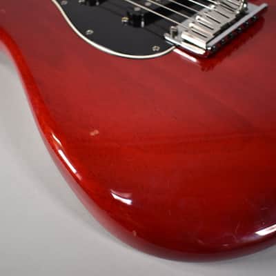 2004 Fender FSR American Deluxe Mahogany Stratocaster Crimson Red image 10