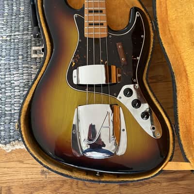 Vintage 1970's made ELK '70s type JAZZ BASS BS-490YSB Matusmoku