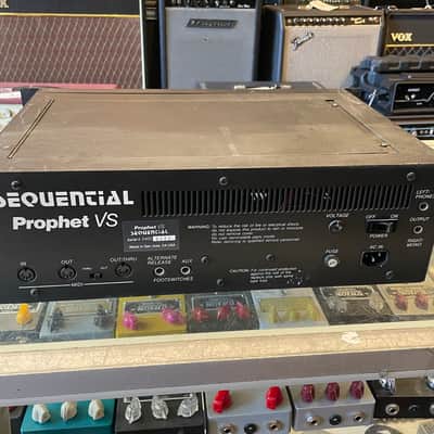 Sequential Prophet VS Rackmount 8-Voice Polyphonic Synthesizer 1986 - 1987 - Black image 4