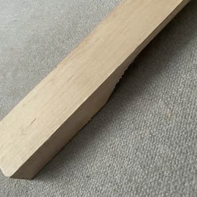 Maple Wood 4 String Fretless Bass Guitar Neck image 6
