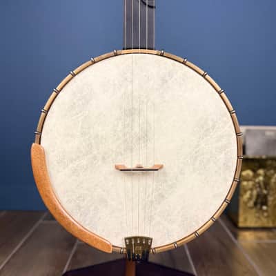 Limited Edition Ome Jasmine 12" 5-String Curly Maple Banjo with Mahogany Neck & Rolled Brass Tone Ring (only 25 made) image 5