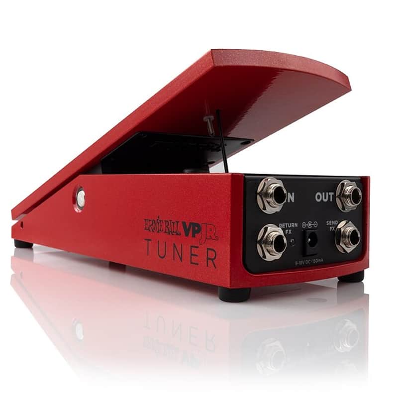 ERNIE BALL 6202 VP JR Tuner Red Volumenpedal mit Tuner - rot image 1