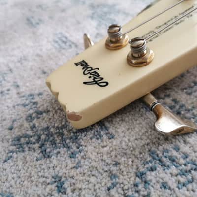 Aria Pro II Sb-Elite I 1984 Pearl White LEFT HANDED image 8