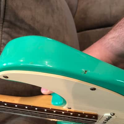 Left Handed Lefty Kramer EE Pro 1 Elliot Easton 1987 Sea Foam Green image 7