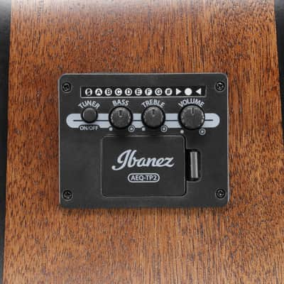 Ibanez AW54LCEOPN Artwood Thermo-Aged Okoume Left-Handed Open Pore Dreadnought with Cutaway 2019 - Natural image 4
