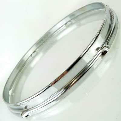 *Slingerland 13" Tom Drum Stick-Saver Batter/Resonant Rim/Hoop 6-Lug Chrome 70s* image 3