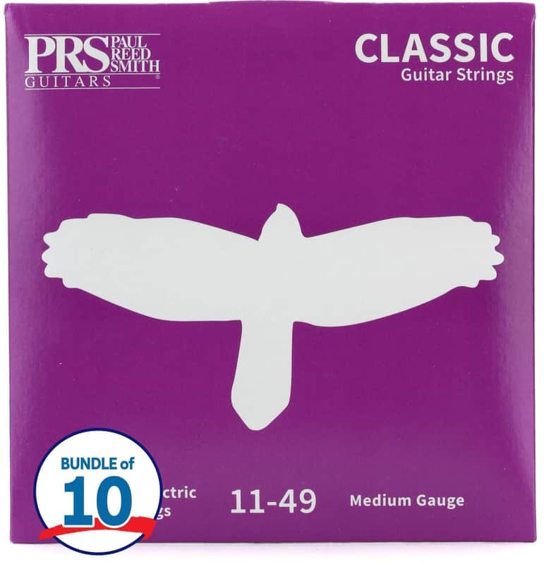 PRS Classic Electric Guitar Strings - .011-.049 Medium 10-pack image 1