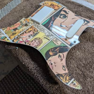 Custom Seymour Duncan Loaded Comic Book Pickguard image 2