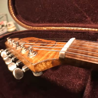 Lucky Dog Televangelist Custom relic aged telecaster tele guitar + gatorskin embossed teardrop case image 7