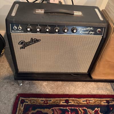 Fender '64 Custom Hand-Wired Princeton Reverb-Amp 12-Watt 1x10" Guitar Combo 2020 - Present Black image 1