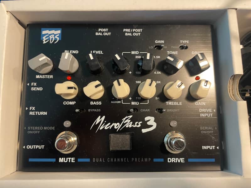 EBS MicroBass 3 Bass Preamp Deal