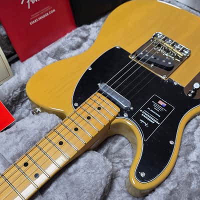 Fender American Professional II Telecaster BRAND NEW LEFT HAND 75th Anniversary 2021 Butterscotch Blonde Ash Body USA LH Lefty Handed Tele Guitar image 11