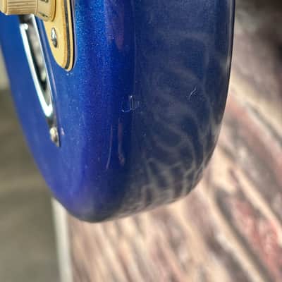 Fender American Ultra Stratocaster Cobra Blue Maple OCCASION image 10