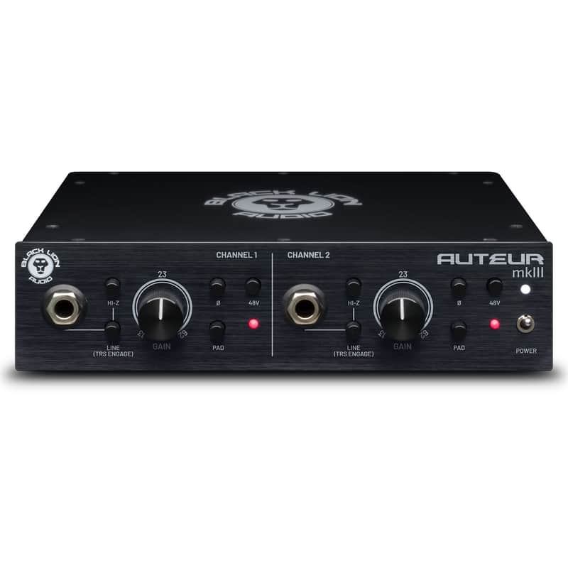 Black Lion Audio Auteur MKIII Dual Channel Microphone Preamp image 1
