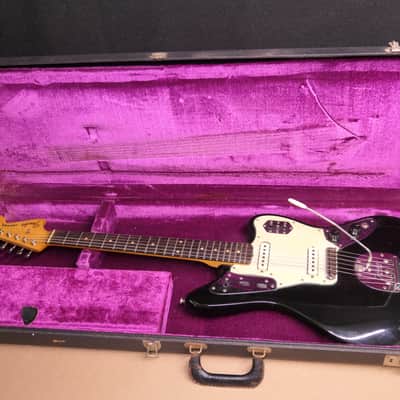 Vintage Fender Jaguar 1962 Black Refin SURFS UP image 1