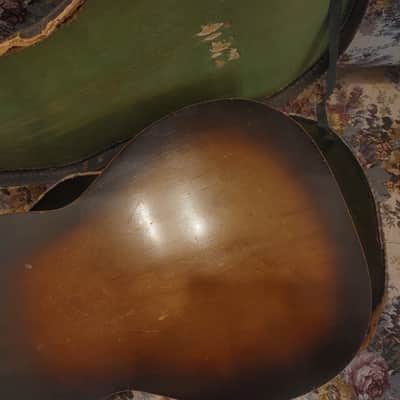 all-original 1943 Harmony Melody Ranch Gene Autry parlor acoustic vintage western cowboy guitar, parlour image 17