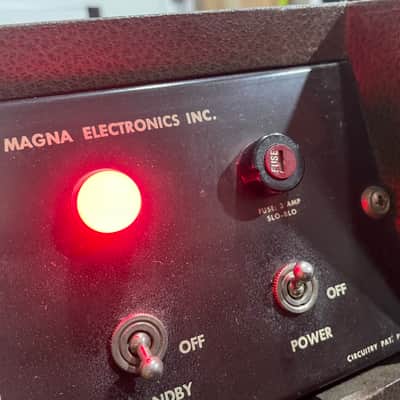 Magnatone Model 260 Custom 200 Series 2-Channel 35-Watt 2x12" Guitar Combo 1950s - Original Speakers! image 5
