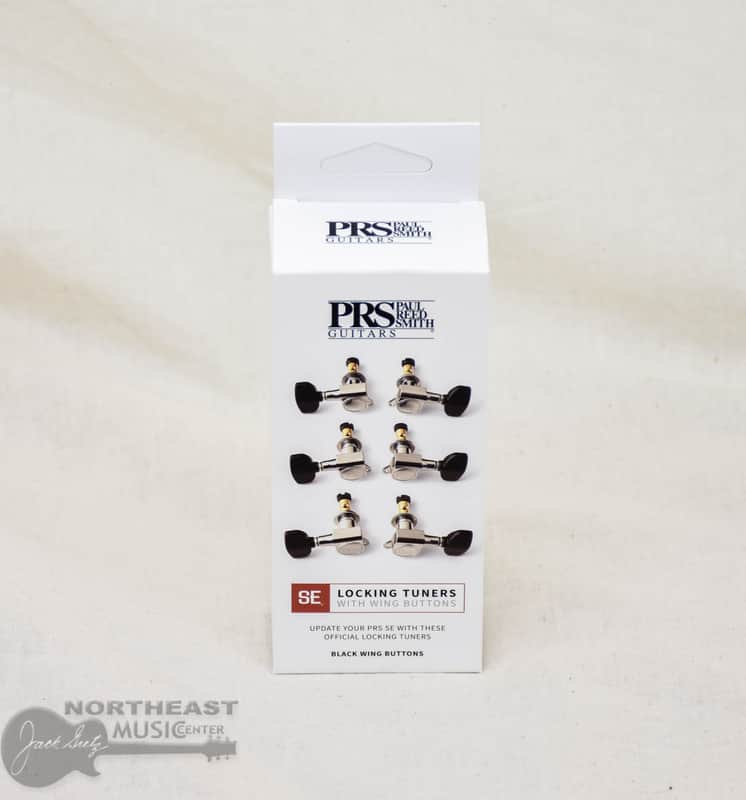 PRS-Designed Tuners w/ Wing Buttons, Locking (Black) Set of 6 image 1