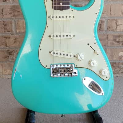Fender Masterbuilt '59 Reissue Stratocaster Journeyman Relic Brazilian Fretboard - Greg Fessler - 7.2 lbs - Seafoam Green image 1